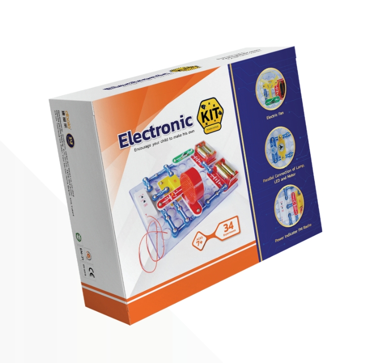 ชุดวงจรไฟฟ้า Electronic Kit 34 Experiments